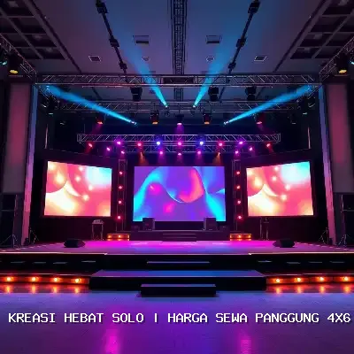 Harga Sewa Panggung 4×6 di Solo