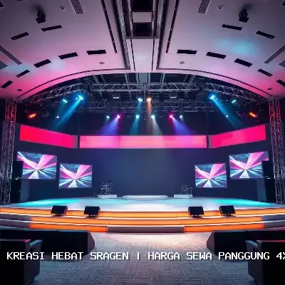 Harga Sewa Panggung 4×6 di Sragen