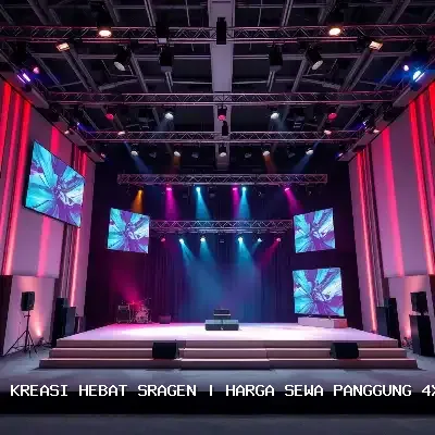 Harga Sewa Panggung 4×6 di Sragen
