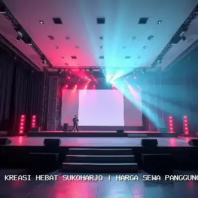 harga sewa panggung 4x6 Sukoharjo