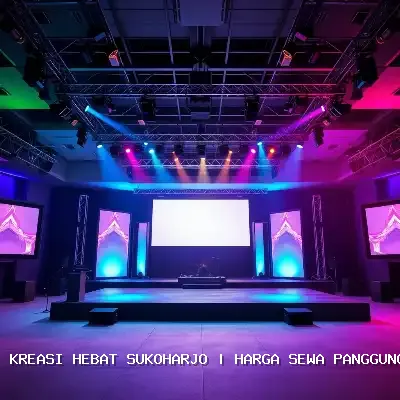 Harga Sewa Panggung 4×6 di Sukoharjo
