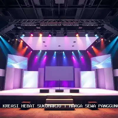 Harga Sewa Panggung 4×6 di Sukoharjo