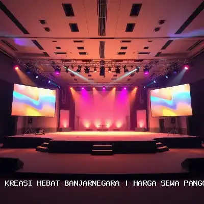 harga sewa panggung kecil Banjarnegara