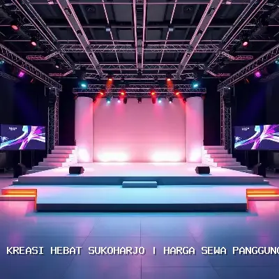 harga sewa panggung kecil Sukoharjo