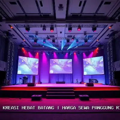 Harga Sewa Panggung Rigging 4×6 Batang