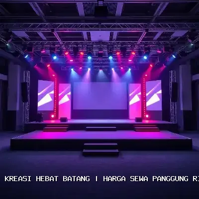 Harga Sewa Panggung Rigging 4×6 Batang