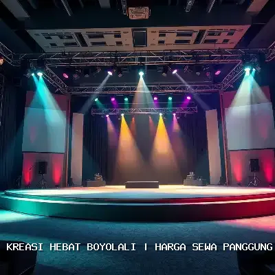 Harga Sewa Panggung Rigging 4×6 Boyolali