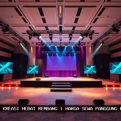 Sewa Panggung Rigging 4×6 Rembang