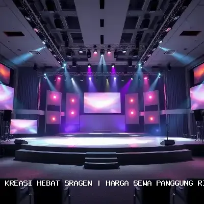 Harga Sewa Panggung Rigging 4×6 di Sragen