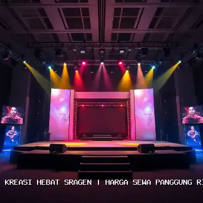 Harga Sewa Panggung Rigging 4×6 di Sragen