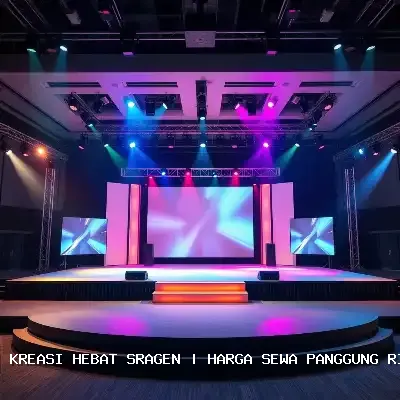 Harga Sewa Panggung Rigging 4×6 di Sragen