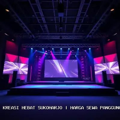 Harga Sewa Panggung Rigging 4×6 di Sukoharjo