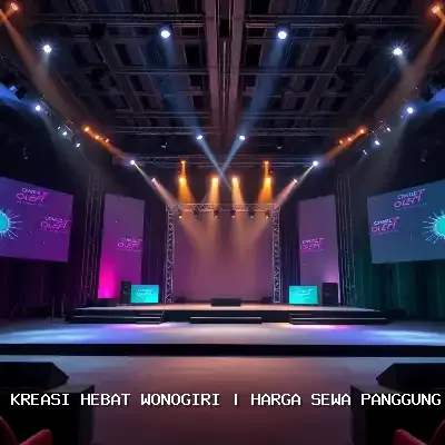 Harga Sewa Panggung Rigging 4×6 di Wonogiri