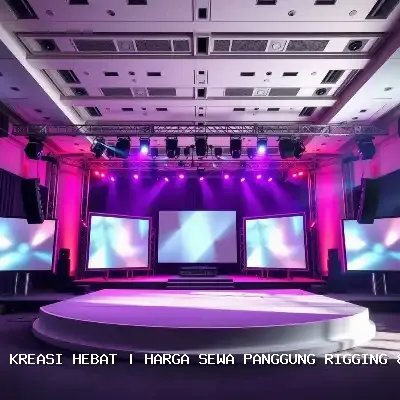 harga sewa panggung rigging 8x10
