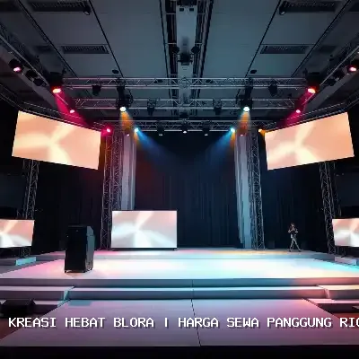 harga sewa panggung rigging 8x10 Blora