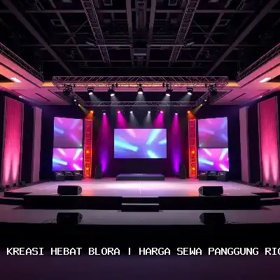 Harga Sewa Panggung Rigging 8×10 Blora