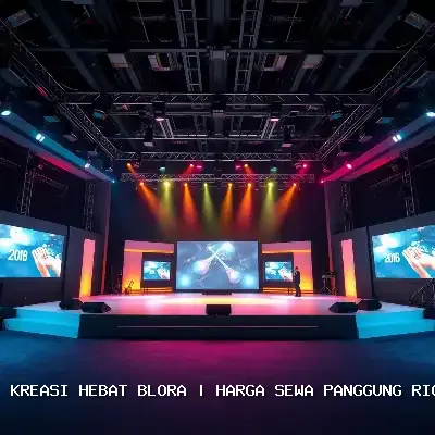 Harga Sewa Panggung Rigging 8×10 Blora