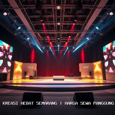 Harga Sewa Panggung Rigging 8×10 di Semarang