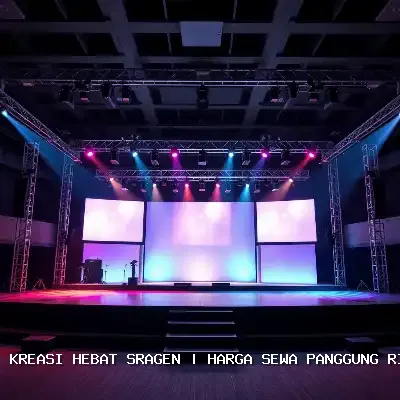 Harga Sewa Panggung Rigging 8×10 di Sragen