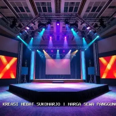 harga sewa panggung rigging 8x10 Sukoharjo