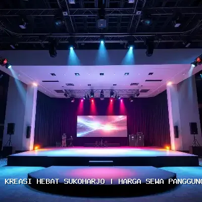 Harga Sewa Panggung Rigging 8×10 di Sukoharjo
