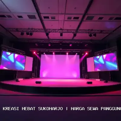 Harga Sewa Panggung Rigging 8×10 di Sukoharjo