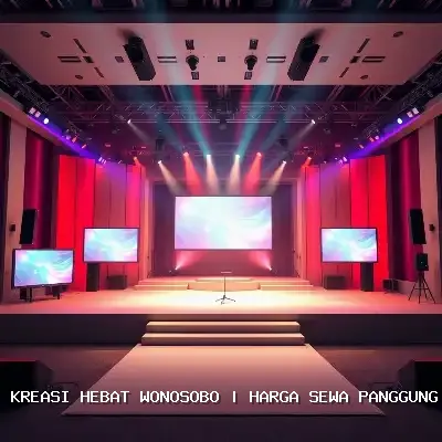 Harga Sewa Panggung Rigging 8×10 di Wonosobo