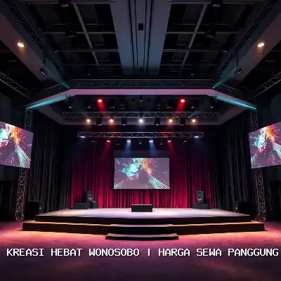 Harga Sewa Panggung Rigging 8×10 di Wonosobo