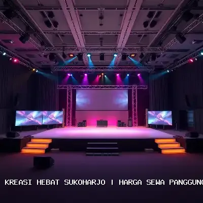 harga sewa panggung Sukoharjo