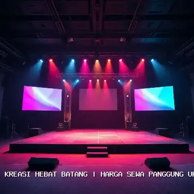 harga sewa panggung ukuran 4x6 Batang