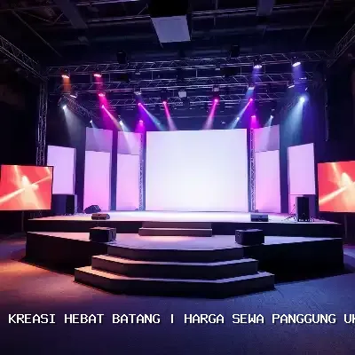 Harga Sewa Panggung Ukuran 4×6 Batang
