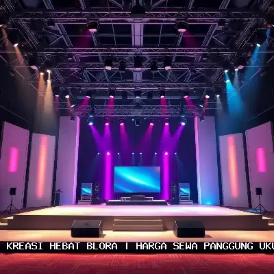 harga sewa panggung ukuran 4x6 Blora