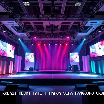 harga sewa panggung ukuran 4x6 Pati