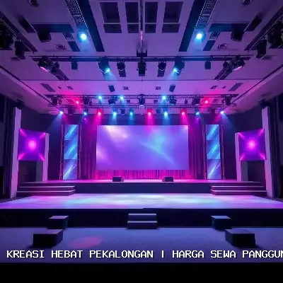 harga sewa panggung ukuran 4x6 Pekalongan