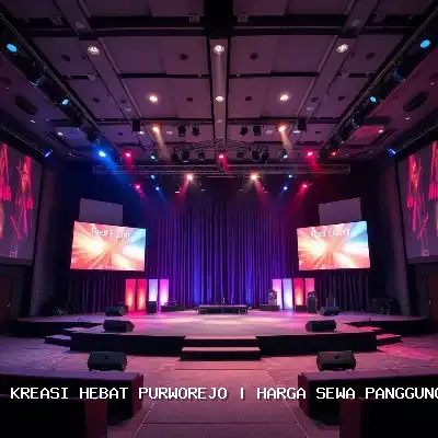 Harga Sewa Panggung Ukuran 4×6 Purworejo