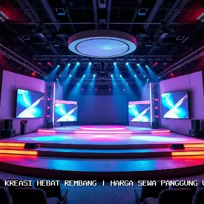 harga sewa panggung ukuran 4x6 Rembang