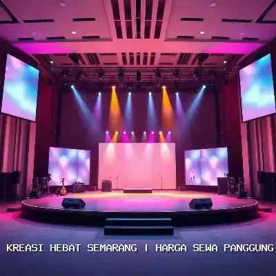 harga sewa panggung ukuran 4x6 Semarang