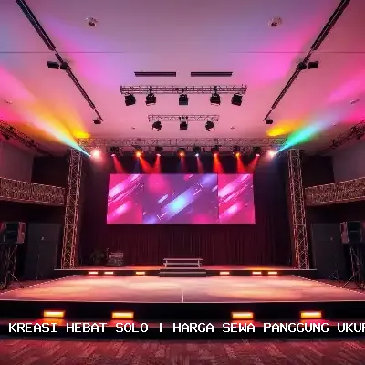 harga sewa panggung ukuran 4x6 Solo