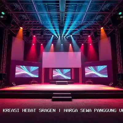 harga sewa panggung ukuran 4x6 Sragen