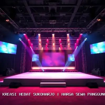 Sewa Panggung Ukuran 4×6 di Sukoharjo