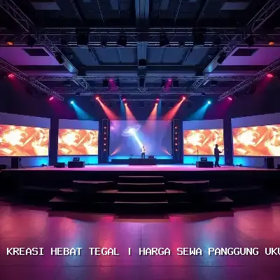 harga sewa panggung ukuran 4x6 Tegal