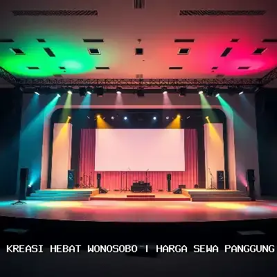 harga sewa panggung ukuran 4x6 Wonosobo
