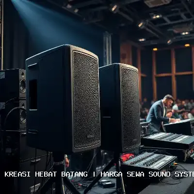 Harga Sewa Sound System Batang yang Terpercaya