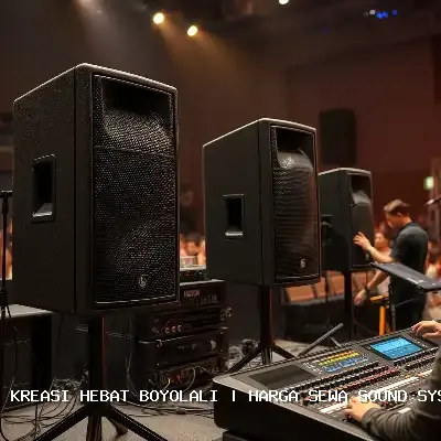 Harga Sewa Sound System Boyolali – Kreasi Hebat