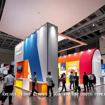 Kontraktor Booth Pameran Ciamis Desain Custom & Finishing Rapi
