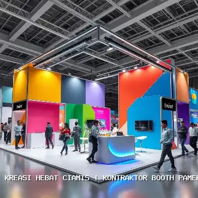 Kontraktor Booth Pameran Ciamis Desain Custom & Finishing Rapi