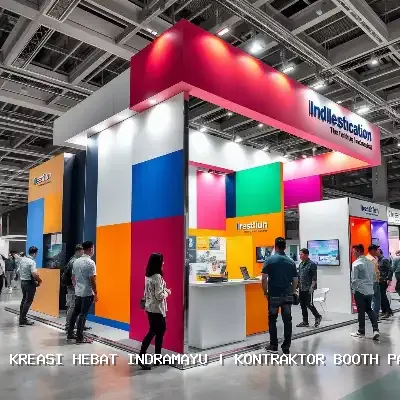 kontraktor booth pameran Indramayu