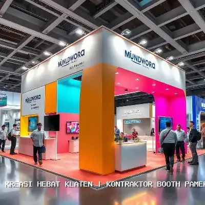 kontraktor booth pameran Klaten
