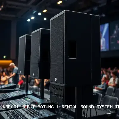 Rental Sound System Terdekat Batang untuk Acara Berkualitas