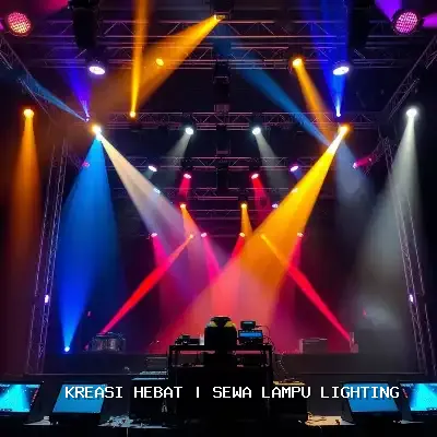 Sewa Lampu Lighting Profesional untuk Event Megah